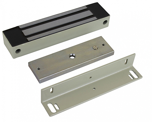 ML-295K электромагнитный замок, усилие 300кг с уголком