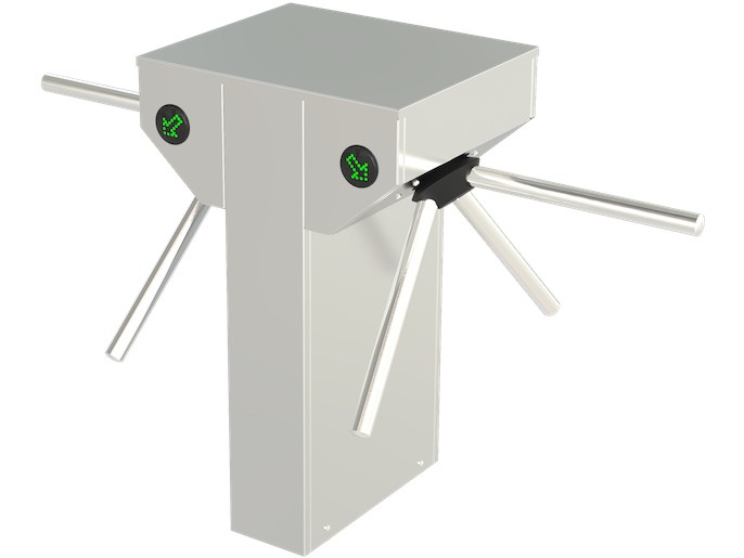 STILE 500 (001PSMM500ED-02) Турникет-трипод моторизованный сдвоенный с системой антипаники