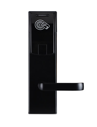 HSU-9936-TH Замок гостиничный беспроводной. Дизайн "Черный"нержавеющая сталь. Автономный"