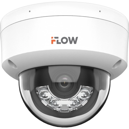 F-IC-1421M(2.8mm) iFlow уличная купольная IP-камера 2Mpx с микрофоном
