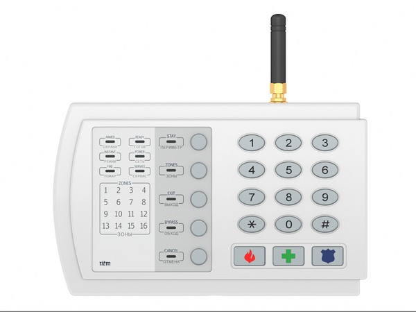 Контакт GSM-9N охранная панель с внешней GSM антенной (SMA)