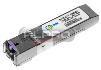 SNR-SFP-W53-20 - Оптический модуль SFP WDM 1550нм, дальность до 20км