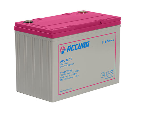 Akk. APL 12-75 (12V/75Ah) аккумулятор
