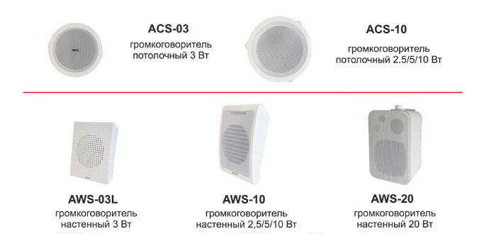 громкоговорители Alerto внутренние