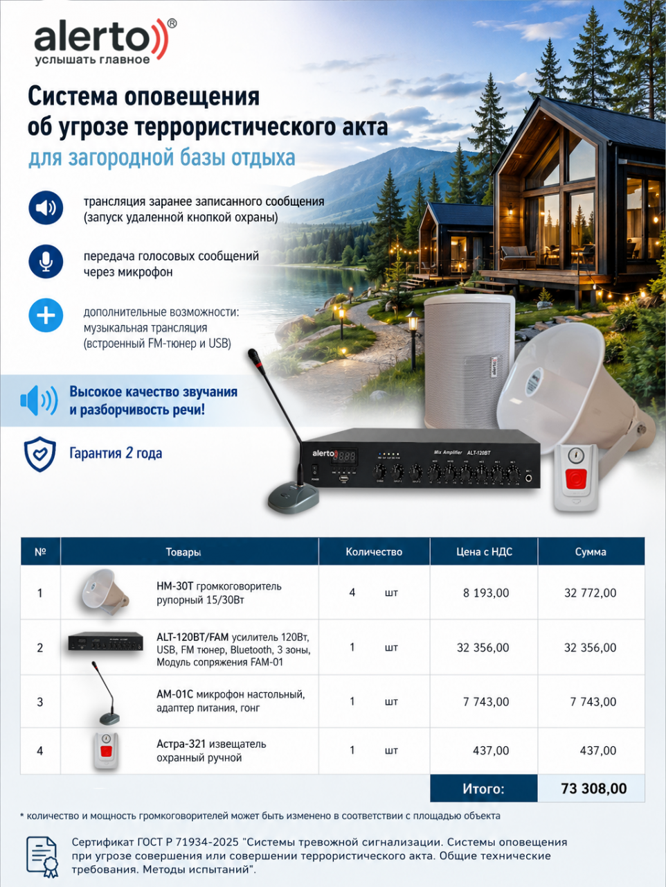 Листовка с лесом Листовка с лесом