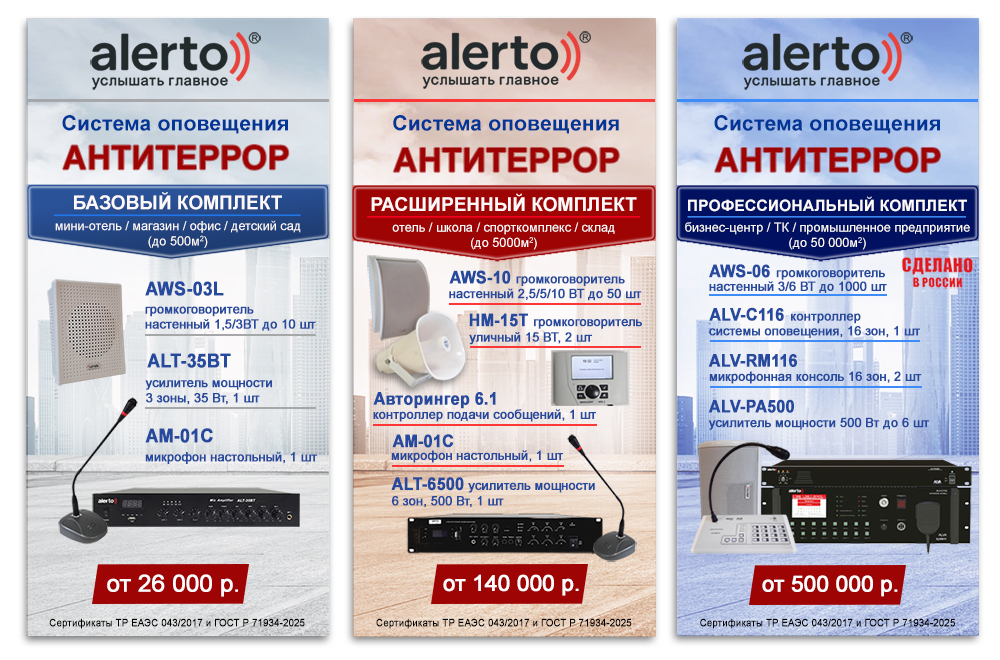 Комплекты 3 в 1