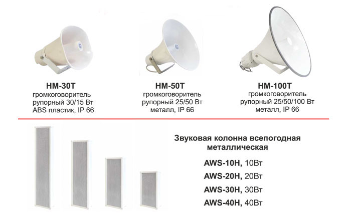 громкоговорители Alerto уличные