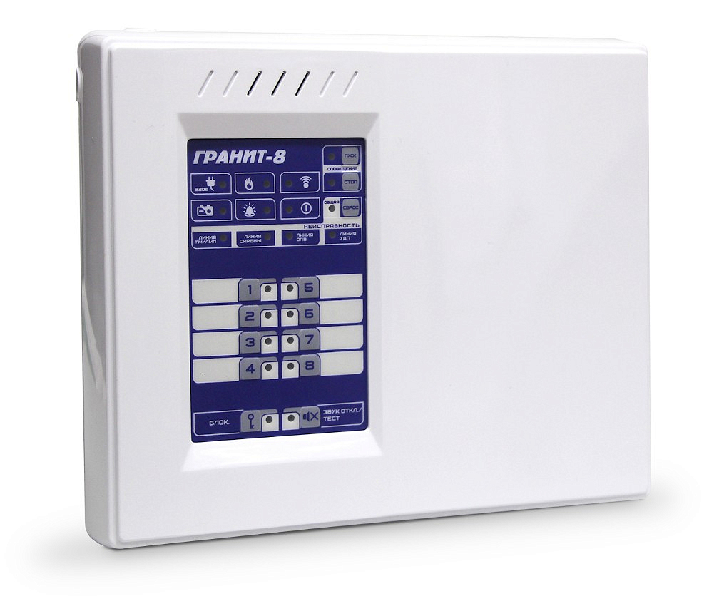 Гранит-8, ППКОП, 8 шлейфов