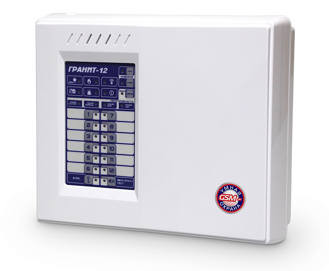 Гранит-12А GSM прибор приемно-контрольный охранно-пожарный