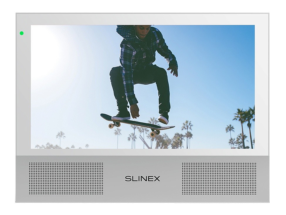 Sonik 7 White+Silver цветной мультиформатный видеодомофон 7'