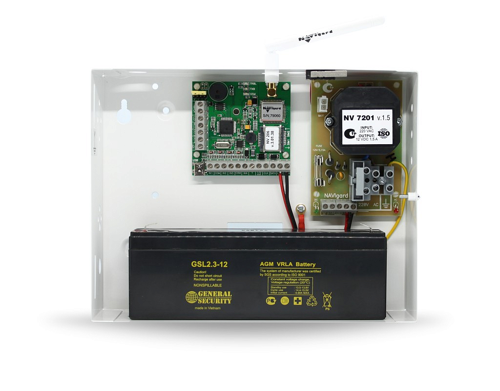 NV 1010c контрольная панель на 4 зоны для пультовой и самоохраны со встроенным контроллером TM