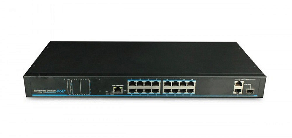 LPOE-1602 Сетевой коммутатор с поддержкой POE 16+2UpLink (1SFP)