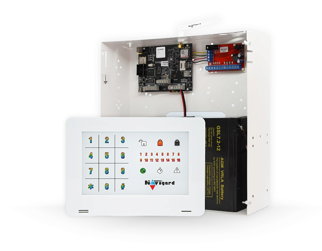 NV 2110 передатчик GSM-GPRS с клавиатурой на 10 зон