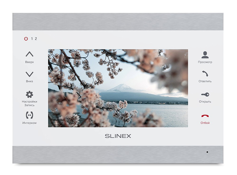 SL-07MHD Silver+White настенный цветной видеодомофон