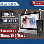 Компания АЛПРО представляет Комплект домофонной системы Slinex SR 7 Start