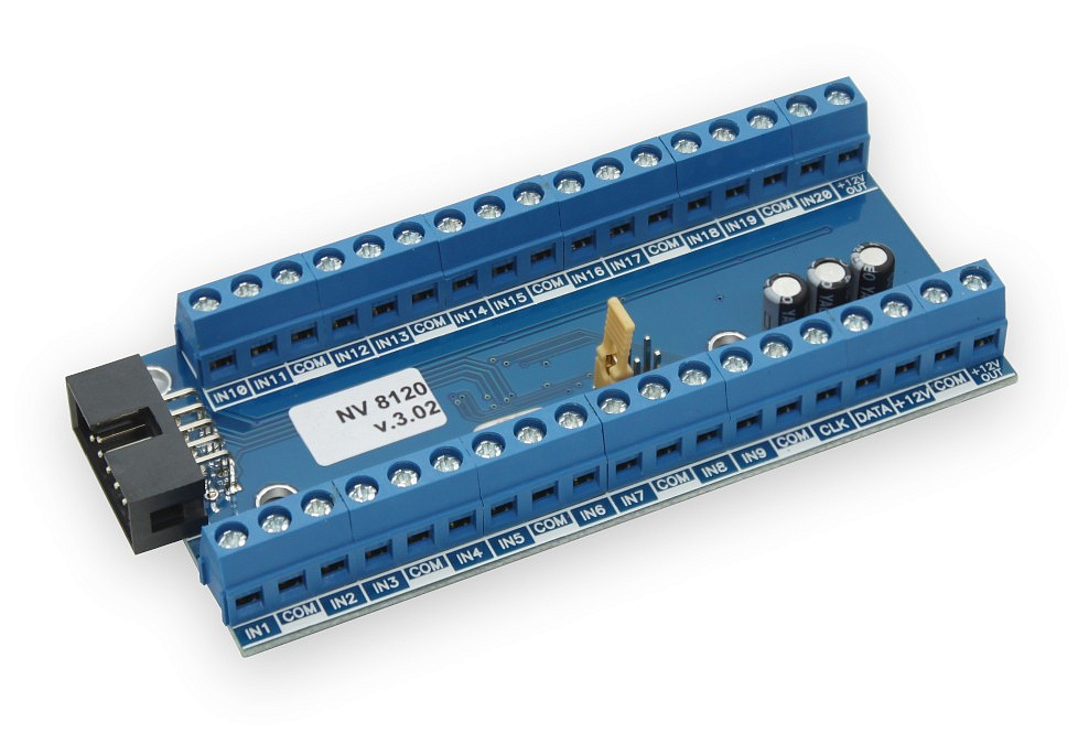 NV 8120 расширитель охранный для NV 8704 на 20 программируемых входов