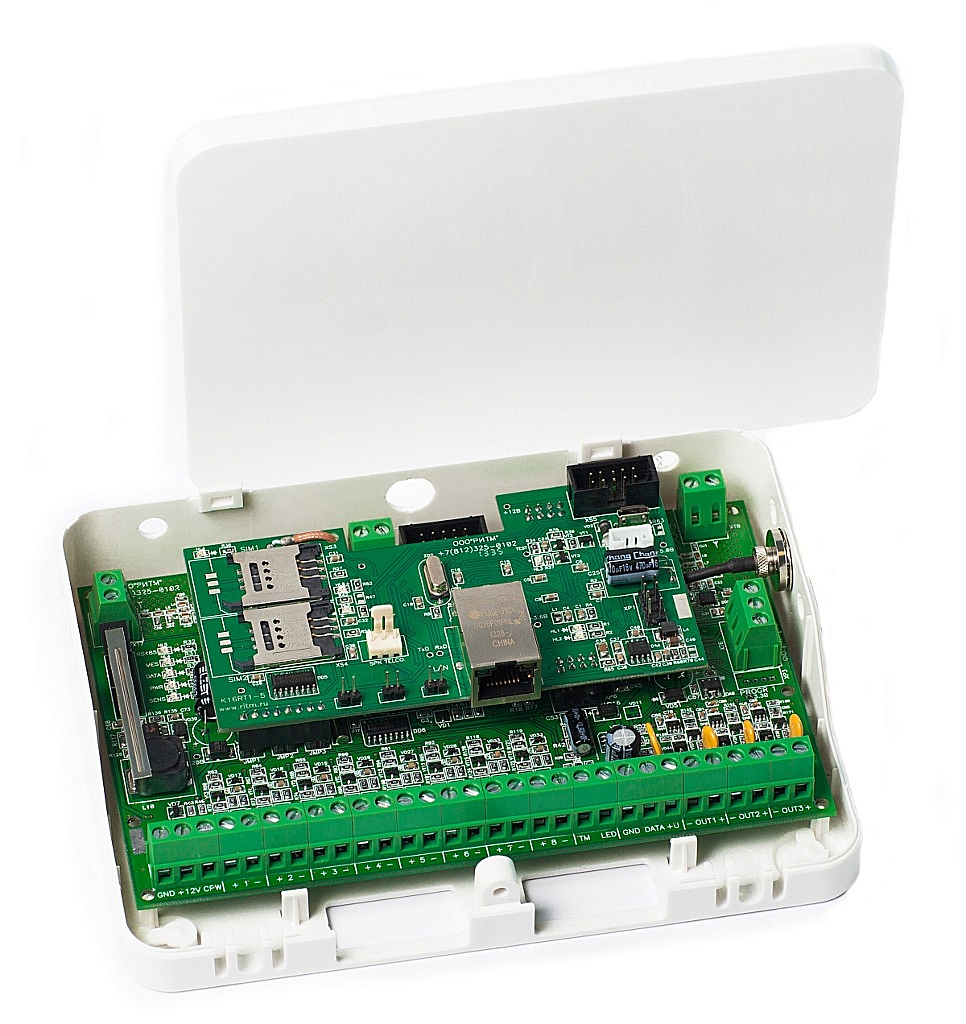 Контакт GSM-16 Охранно-пожарная панель