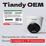 Система видеонаблюдения «Линия» в подарок с IP-камерами Tiandy.